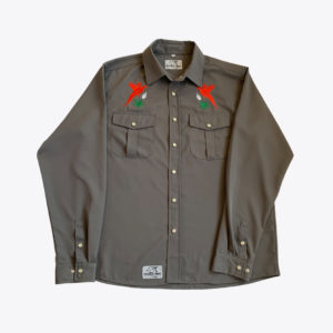Tule Creek Pearl Snap Pheasant Grey