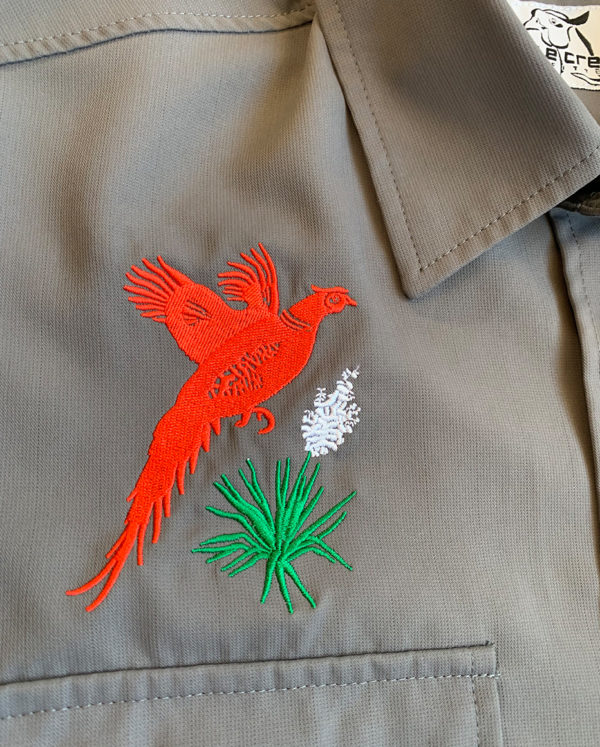 Tule Creek Pearl Snap Pheasant Grey - Image 3