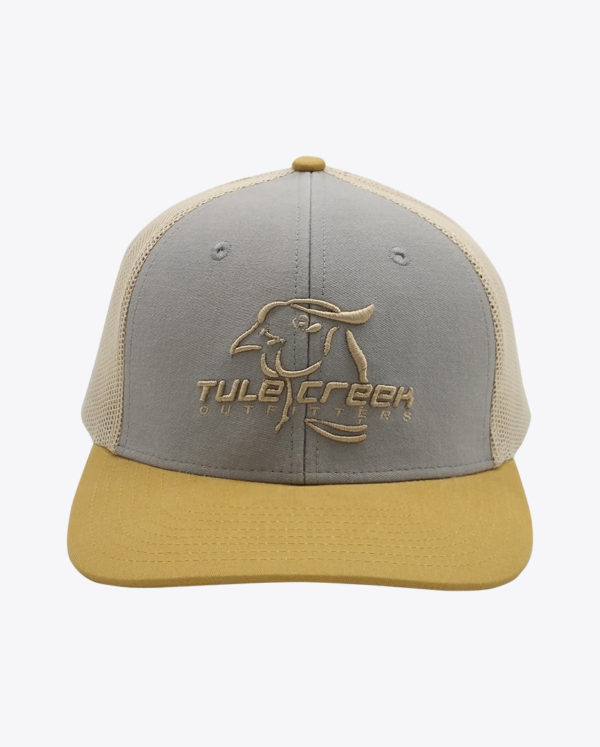 Tule Creek Grey Khaki Trucker Hat