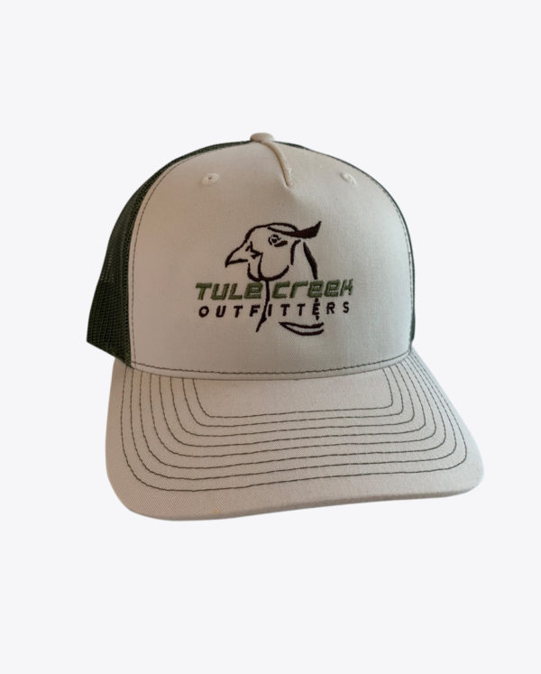 Tule Creek Light Tan Green Flat Panel Hat